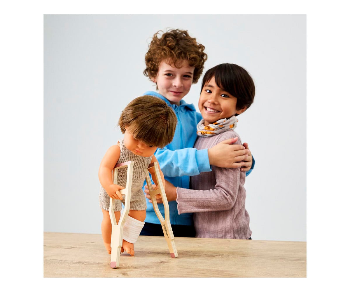 Crutches and Bandage for Dolls