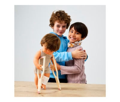Crutches and Bandage for Dolls