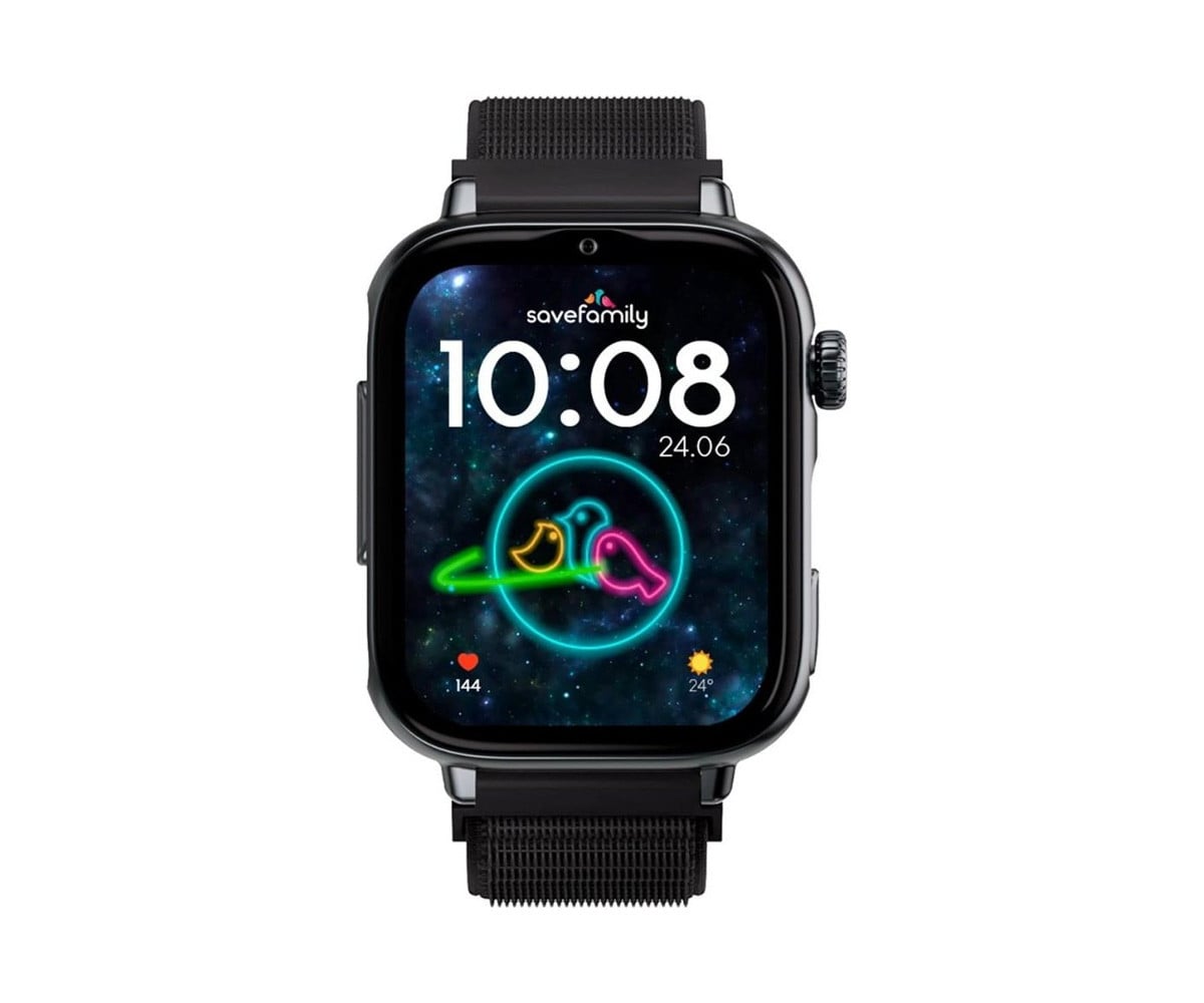 Relógio inteligente SaveWatch Plus 2 preto