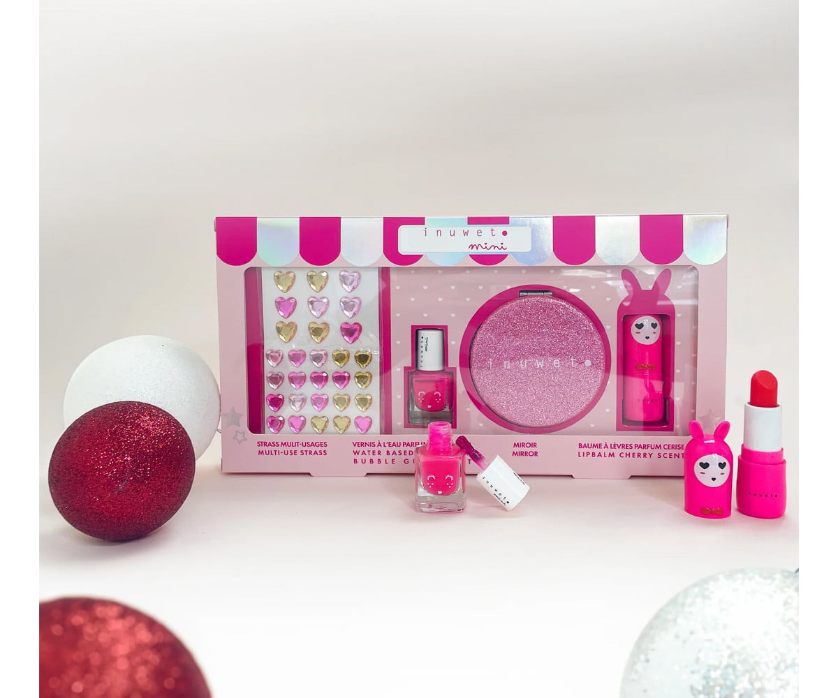 Cofre Glitter Rosa Cerza y Fresa