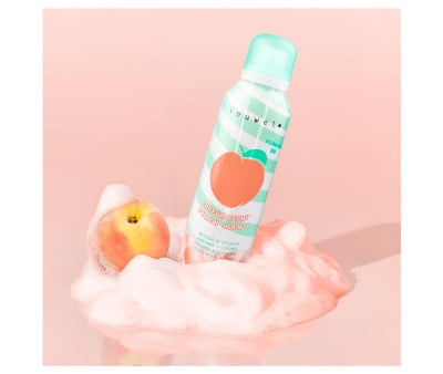 Bubble Peach Set: Shower Foam and Fruit Accessories