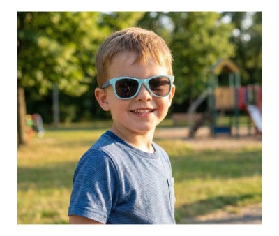 Occhiali da Sole Flessibili BADS4018 Azzurro (2-6 anni)