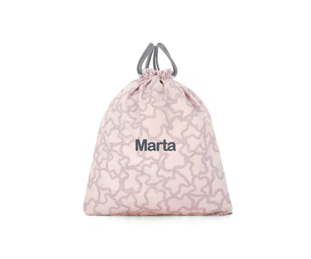 Sac à Dos Ficelle Personnalisable TOUS Kaos Rose