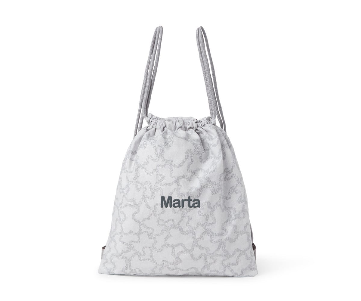 Personalized TOUS Drawstring Backpack Kaos Grey