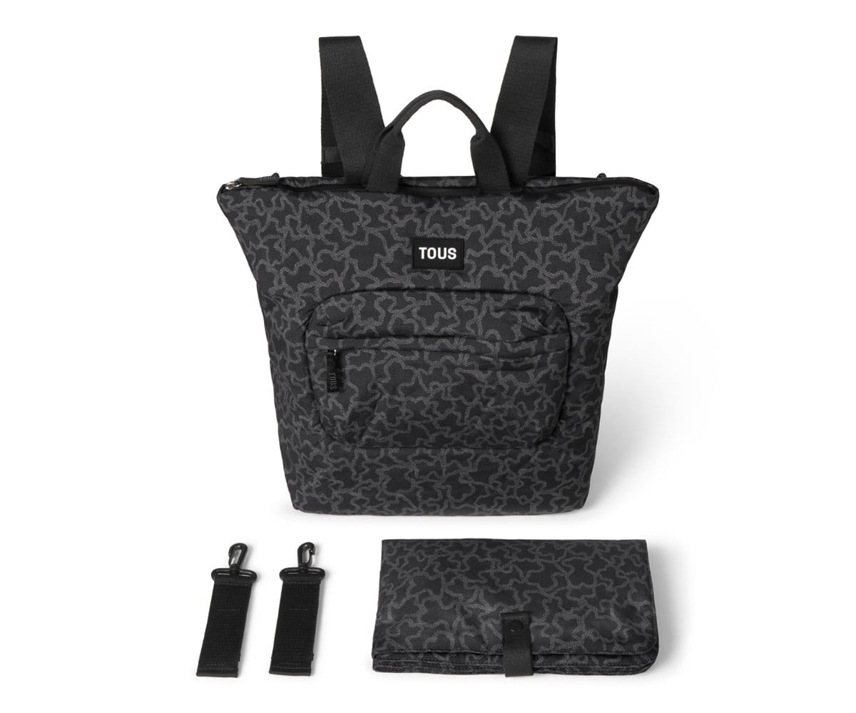 TOUS Baby Stroller Backpack with Changing Pad Kaos Black