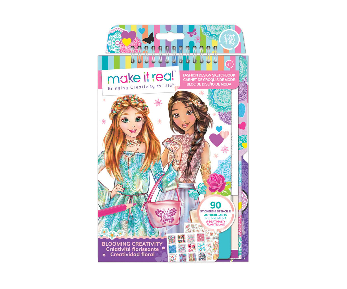 Make It Real Blooming Fashion Sketchbook