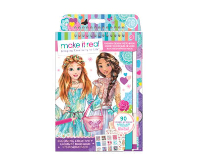 Caderno de moda floral Make It Real 