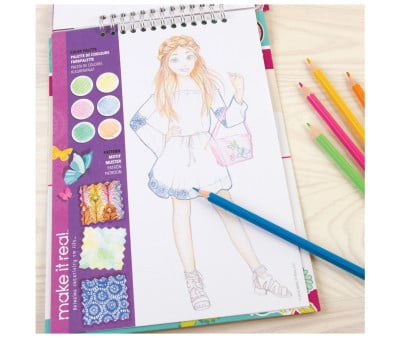Make It Real Blooming Fashion Sketchbook