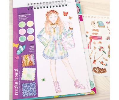 Make It Real Blooming Fashion Sketchbook