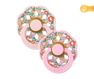 Pack 2 Succhietti BIBS Boheme Liberty Oscar Meadow Blossom Mix 	