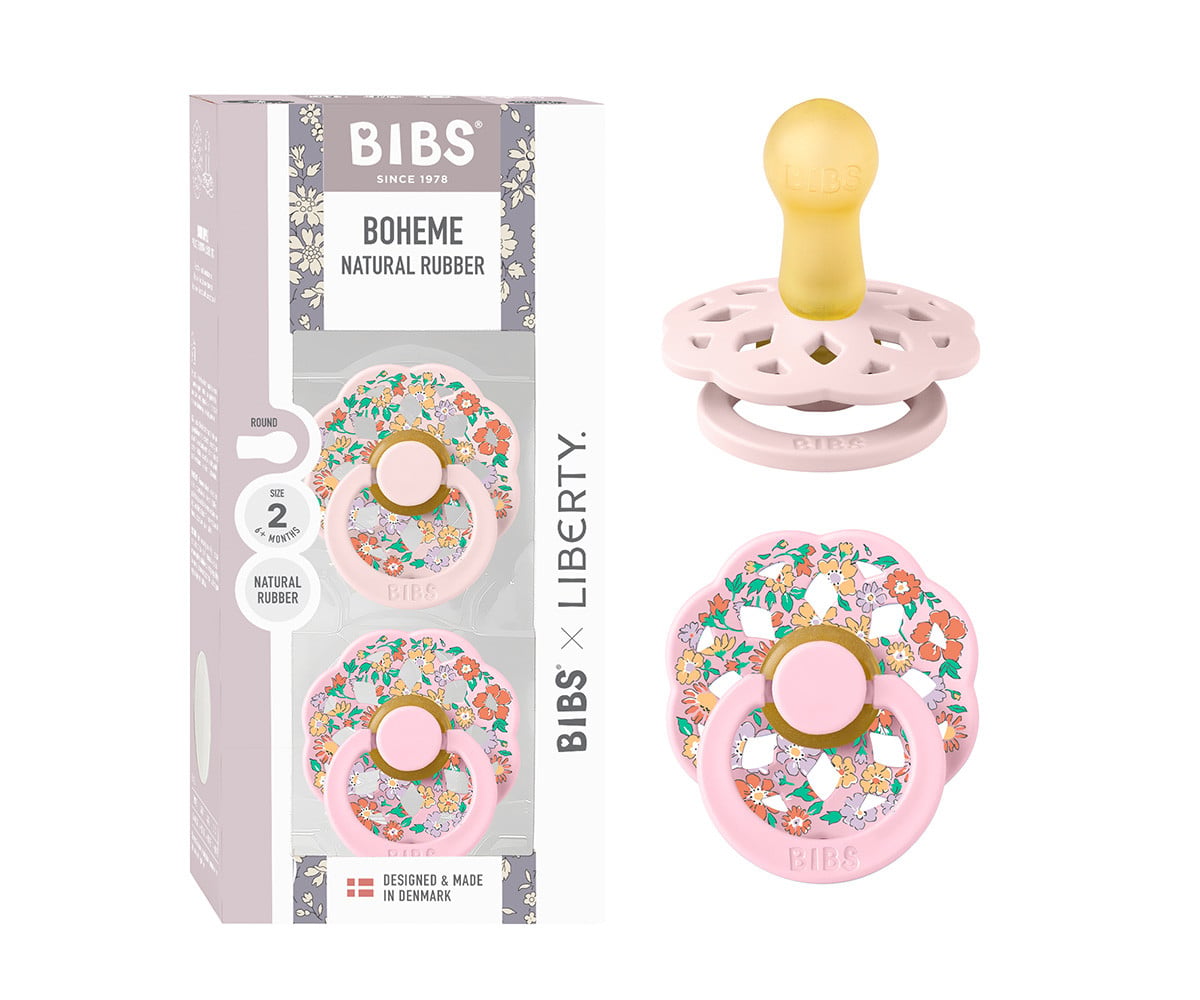 2 Chupetes BIBS Boheme x Liberty Oscar Meadow Blossom Mix