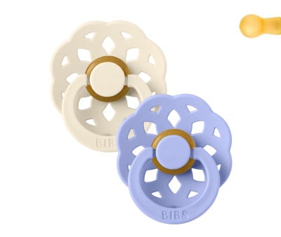Pack 2 Succhietti BIBS Boheme Ivory/Hush