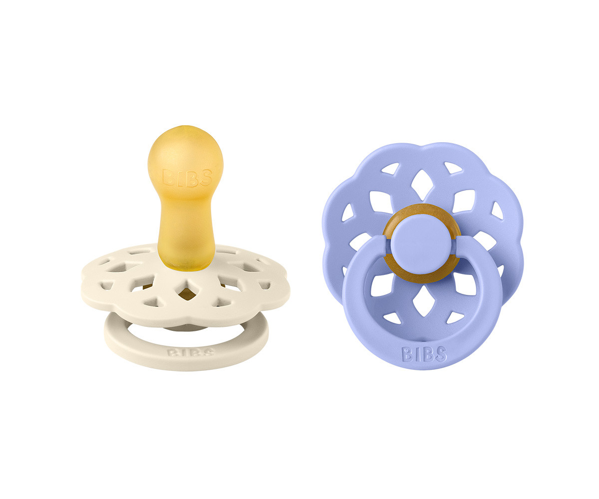2 BIBS Boheme Pacifiers Ivory/Hush