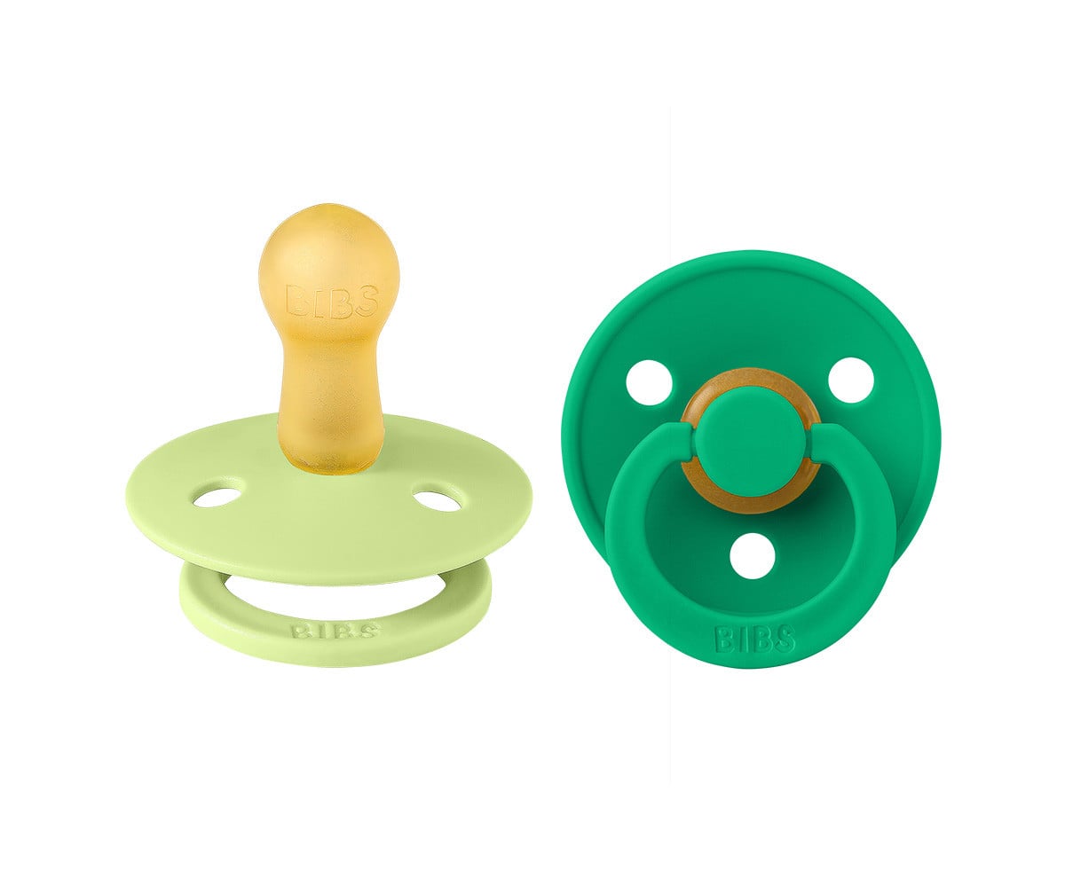 2 Succhietti BIBS Colour Round  Matcha/Cactus