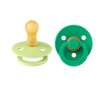 2 Succhietti BIBS Colour Round  Matcha/Cactus