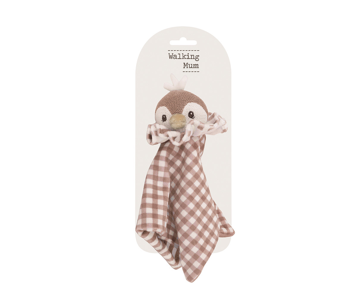 Doudou Pingüino Praliné Moka Personalizable