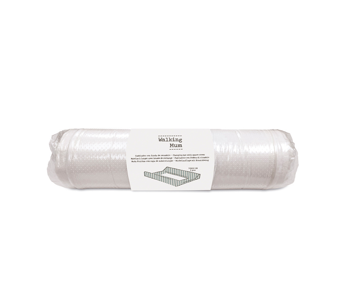 Fasciatoio Home con Fodera Praliné Stripes Matcha