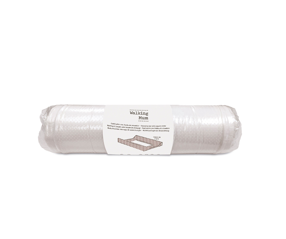 Cambiador Home con Funda Praliné Vichy Moka