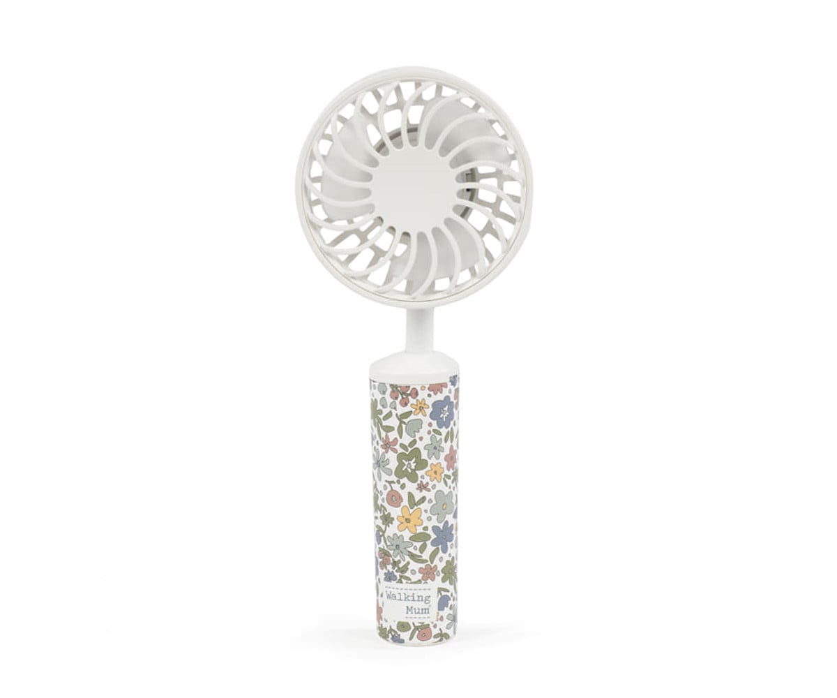Mini Portable Stroller Fan Summer Flowers