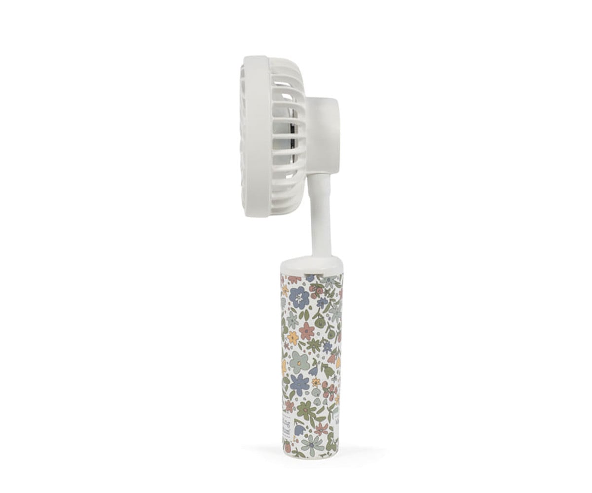 Mini Portable Stroller Fan Summer Flowers