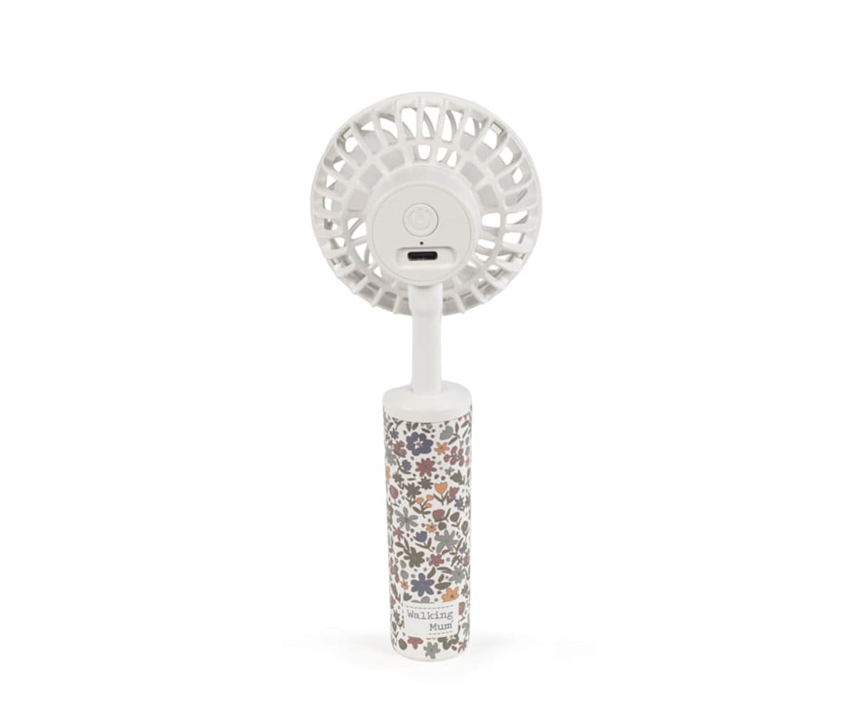 Mini Portable Stroller Fan Summer Flowers