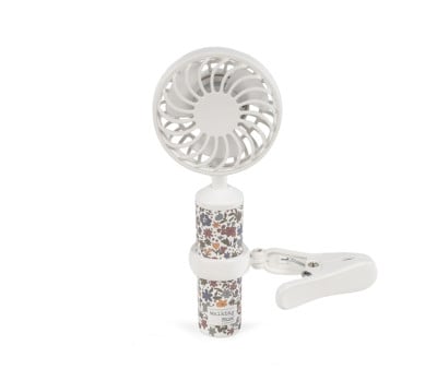 Mini Portable Stroller Fan Summer Flowers