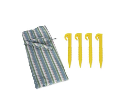 Sun Protection Pop-Up Beach Tent Summer Strips