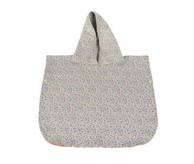 Poncho Toalla Summer Flowers Personalizable
