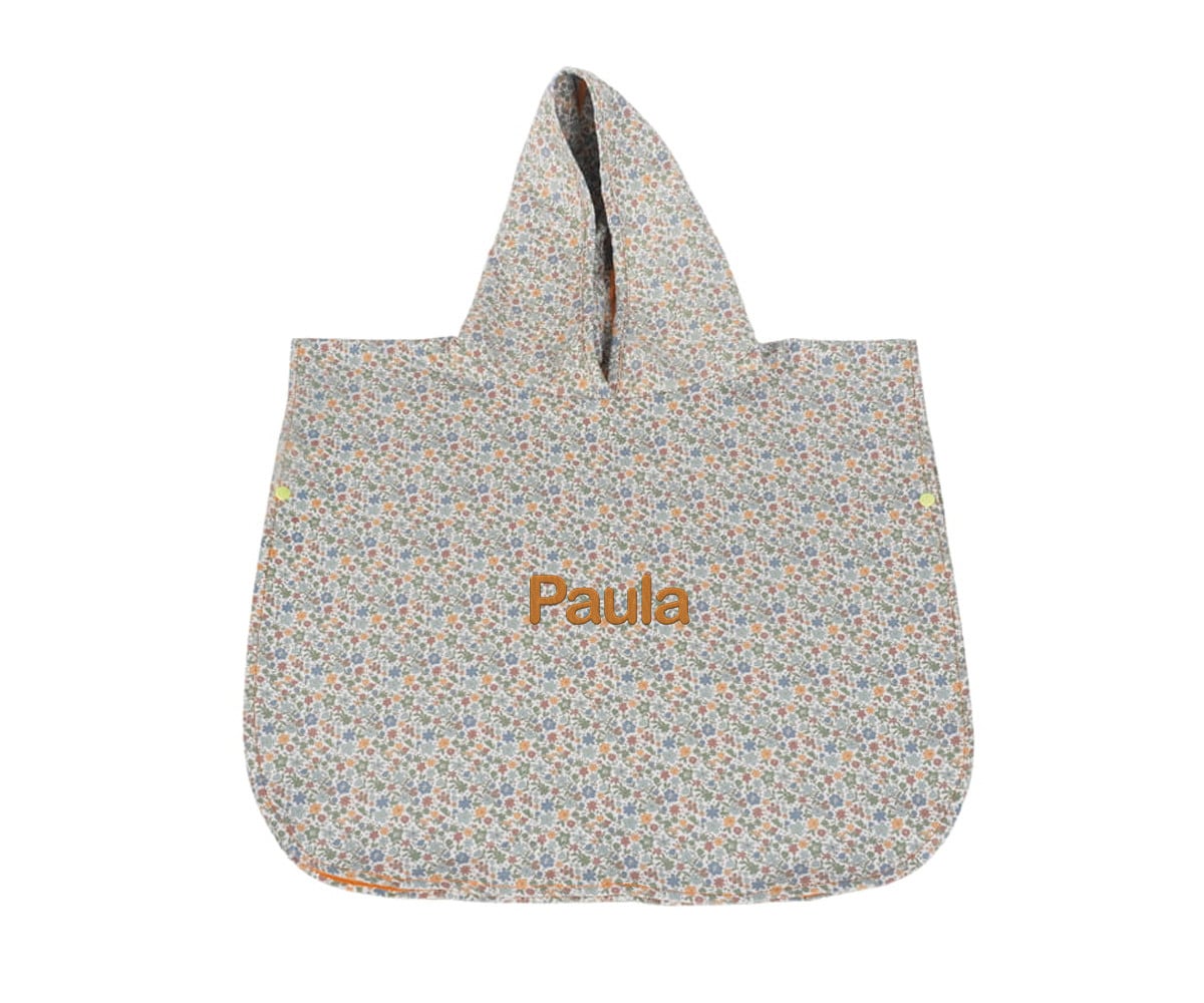 Poncho Summer Flowers Personalizzabile