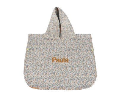 Poncho Summer Flowers Personalizzabile