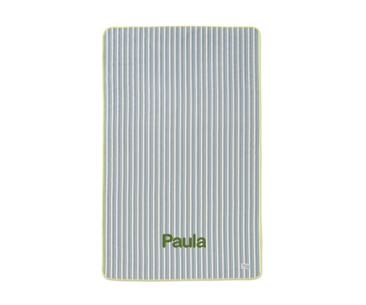 Personalized Beach Towel Summer Strips