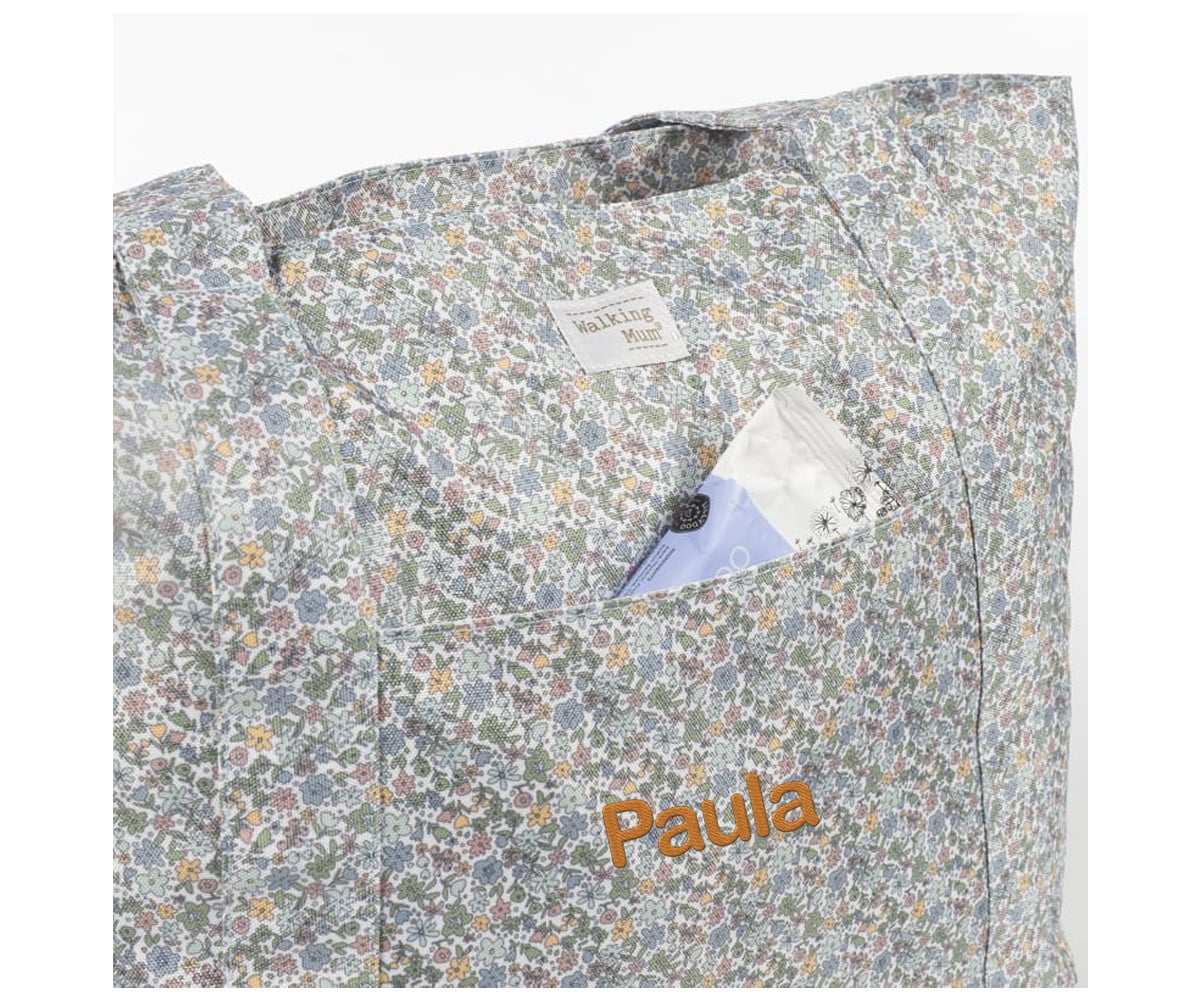 Personalized Tote Bag Summer Flowers