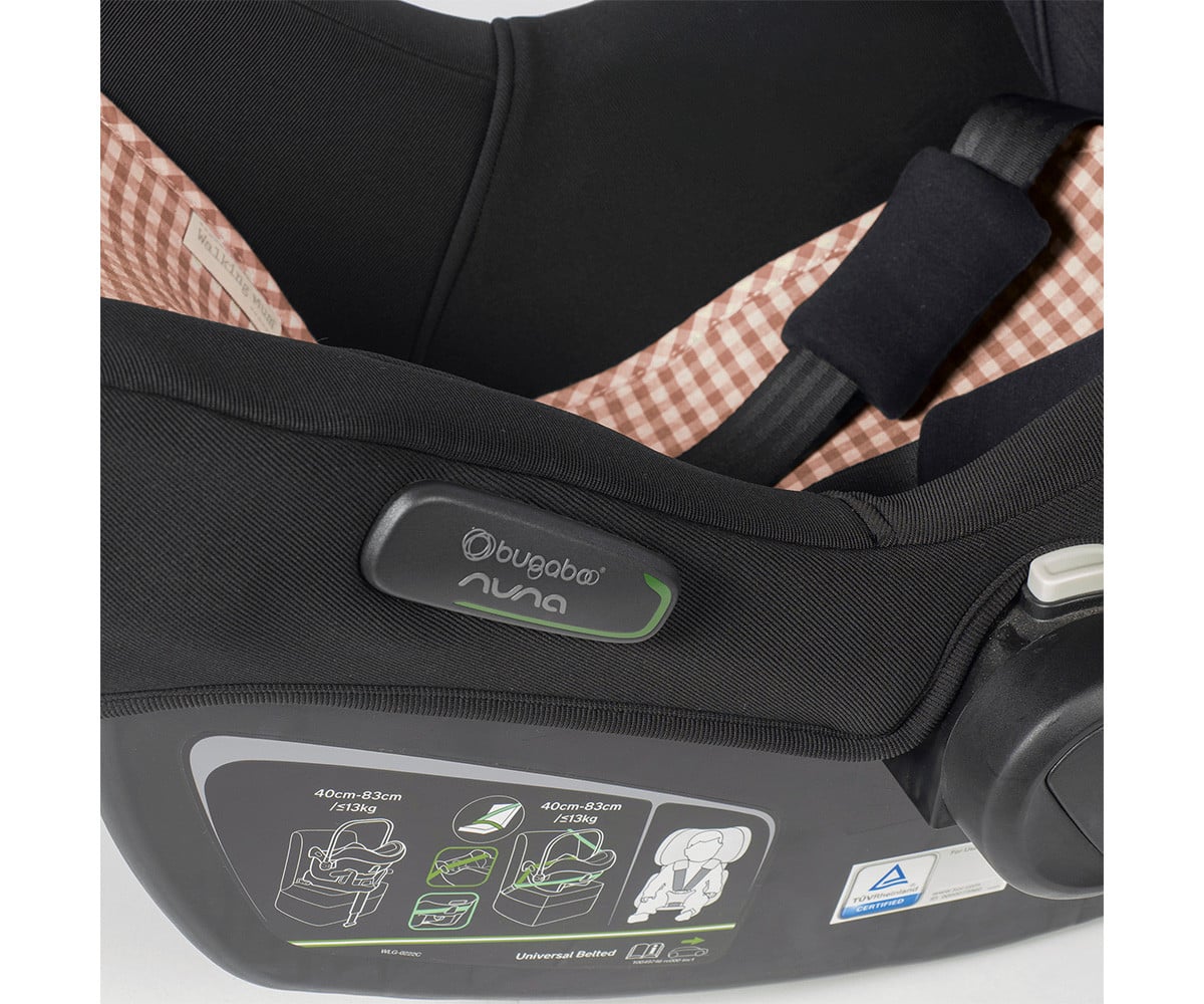 Colchoneta para Silla de Coche Praliné Vichy Moka