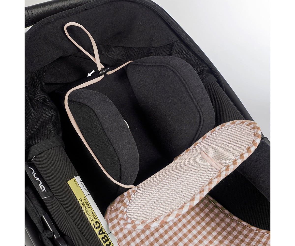 Colchoneta para Silla de Coche Praliné Vichy Moka