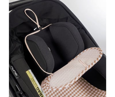 Colchoneta para Silla de Coche Praliné Vichy Moka