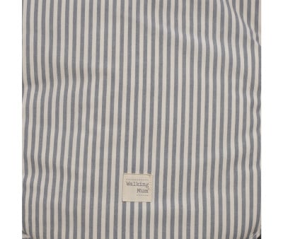 Mid-Season Footmuff Praliné Gingham/Striped Matcha