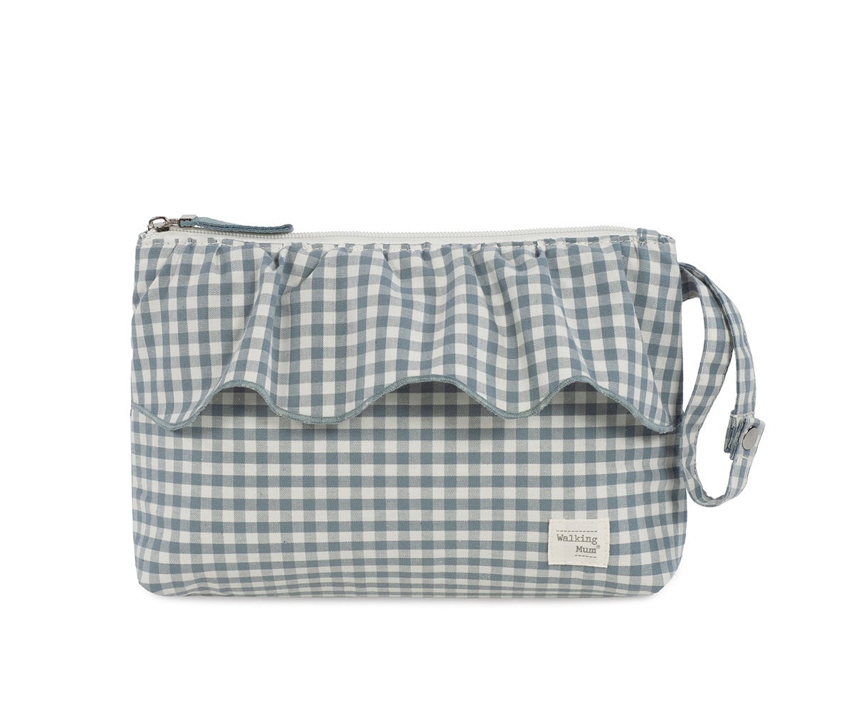 Toiletry Bag Matcha Gingham Praliné