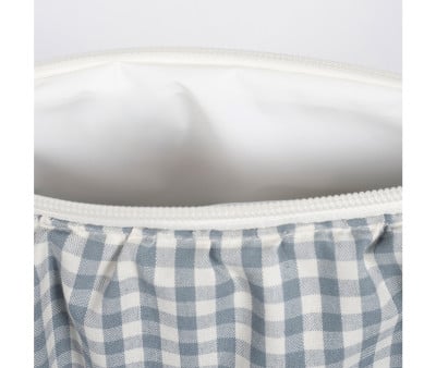 Toiletry Bag Matcha Gingham Praliné