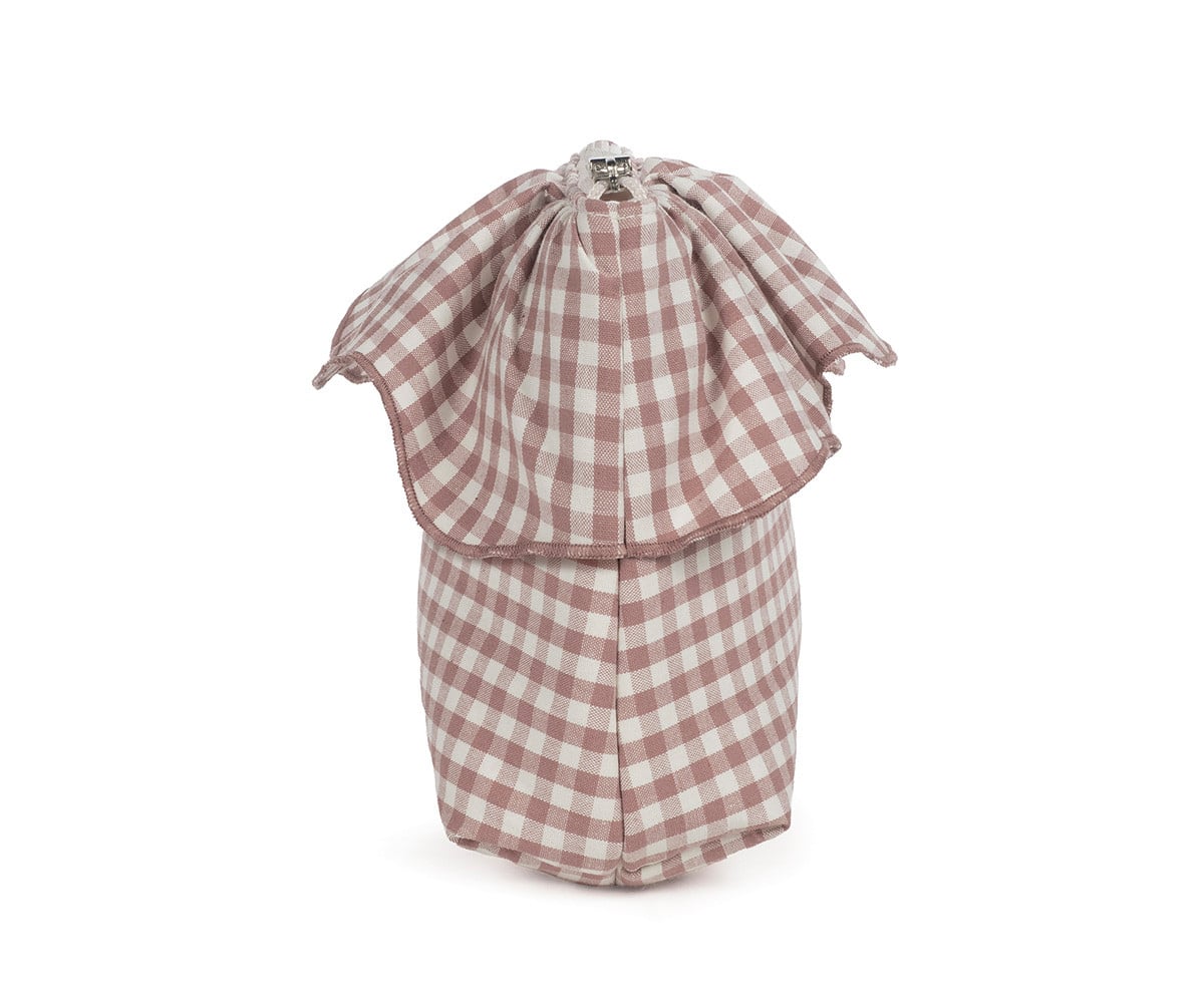 Toiletry Bag Moka Gingham Praliné