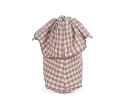 Toiletry Bag Moka Gingham Praliné