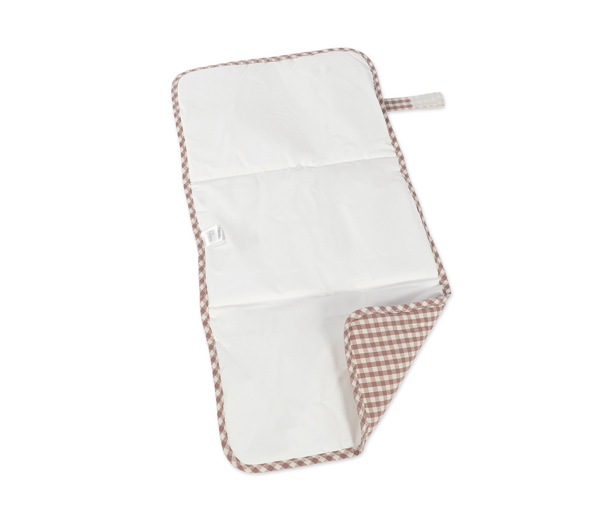 Changing Pad Moka Gingham Praliné