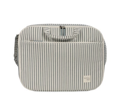 Valise Praliné Rayures Matcha