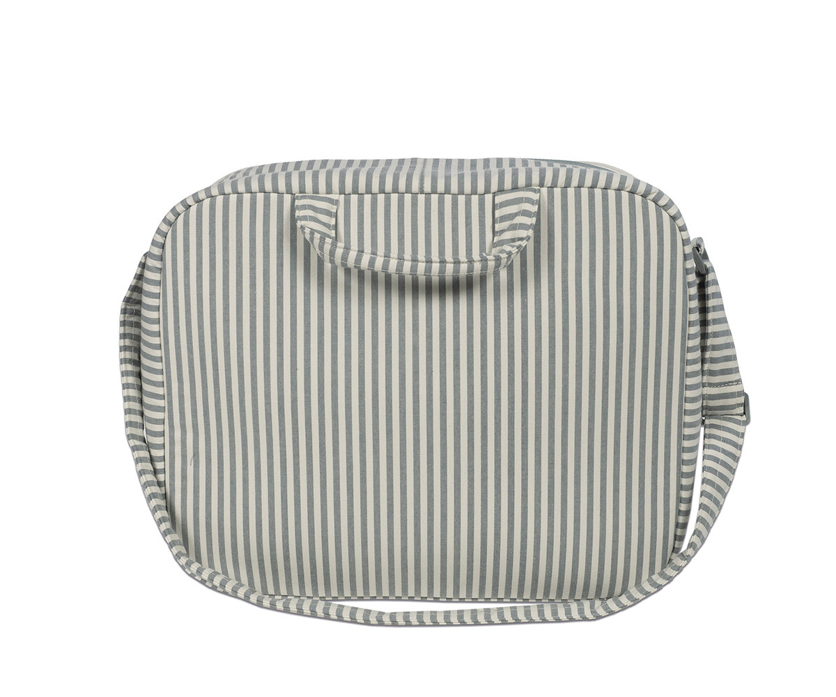 Valise Praliné Rayures Matcha