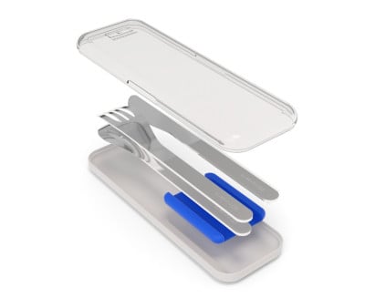 Couverts en Acier Inoxydable Bleu