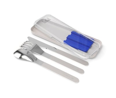 Couverts en Acier Inoxydable Bleu