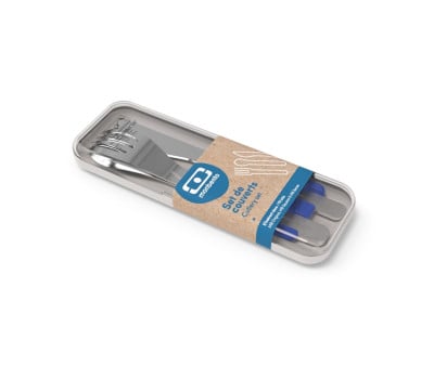 Couverts en Acier Inoxydable Bleu
