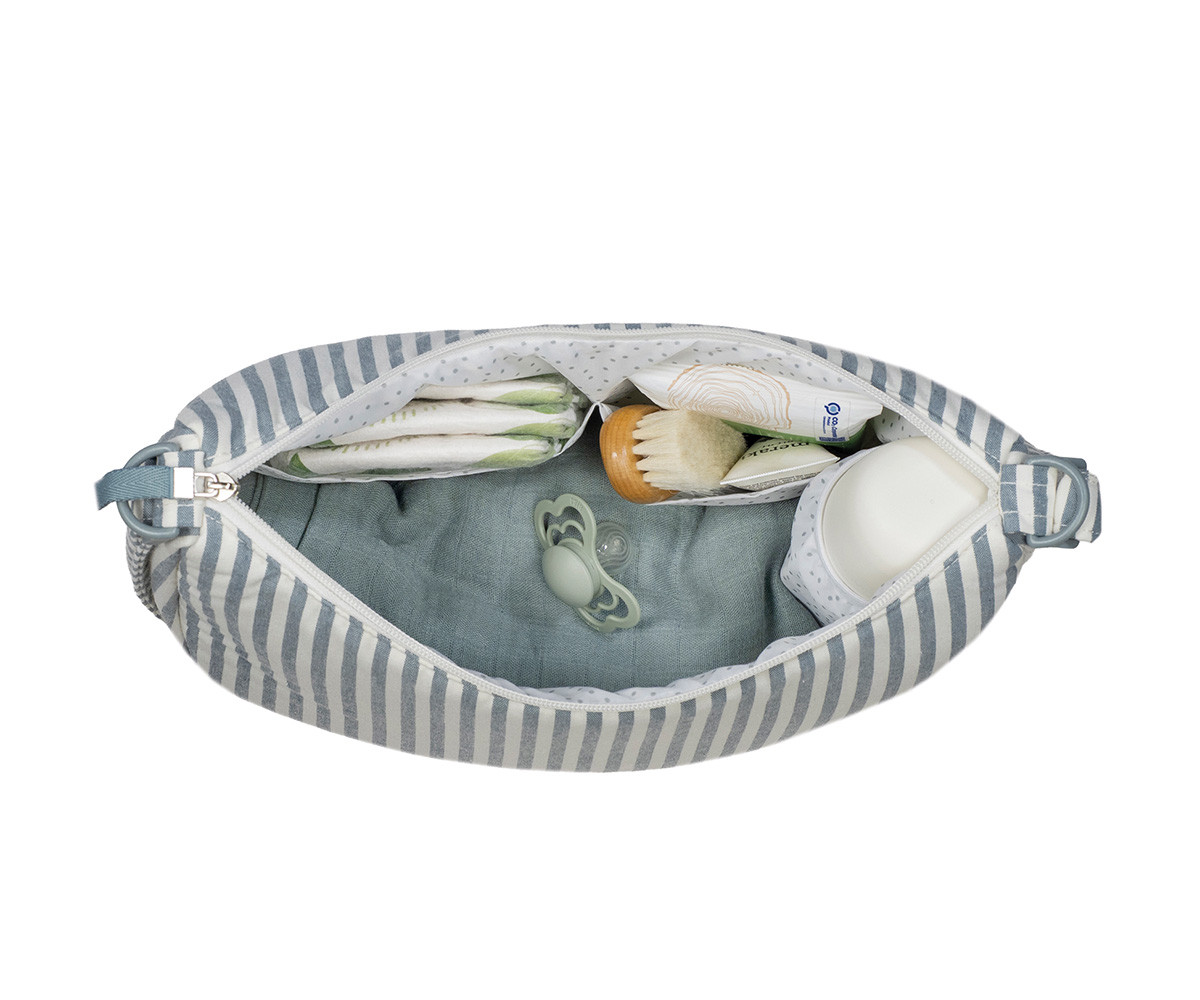 Sac Crossbody Gondola Praliné Rayures Matcha
