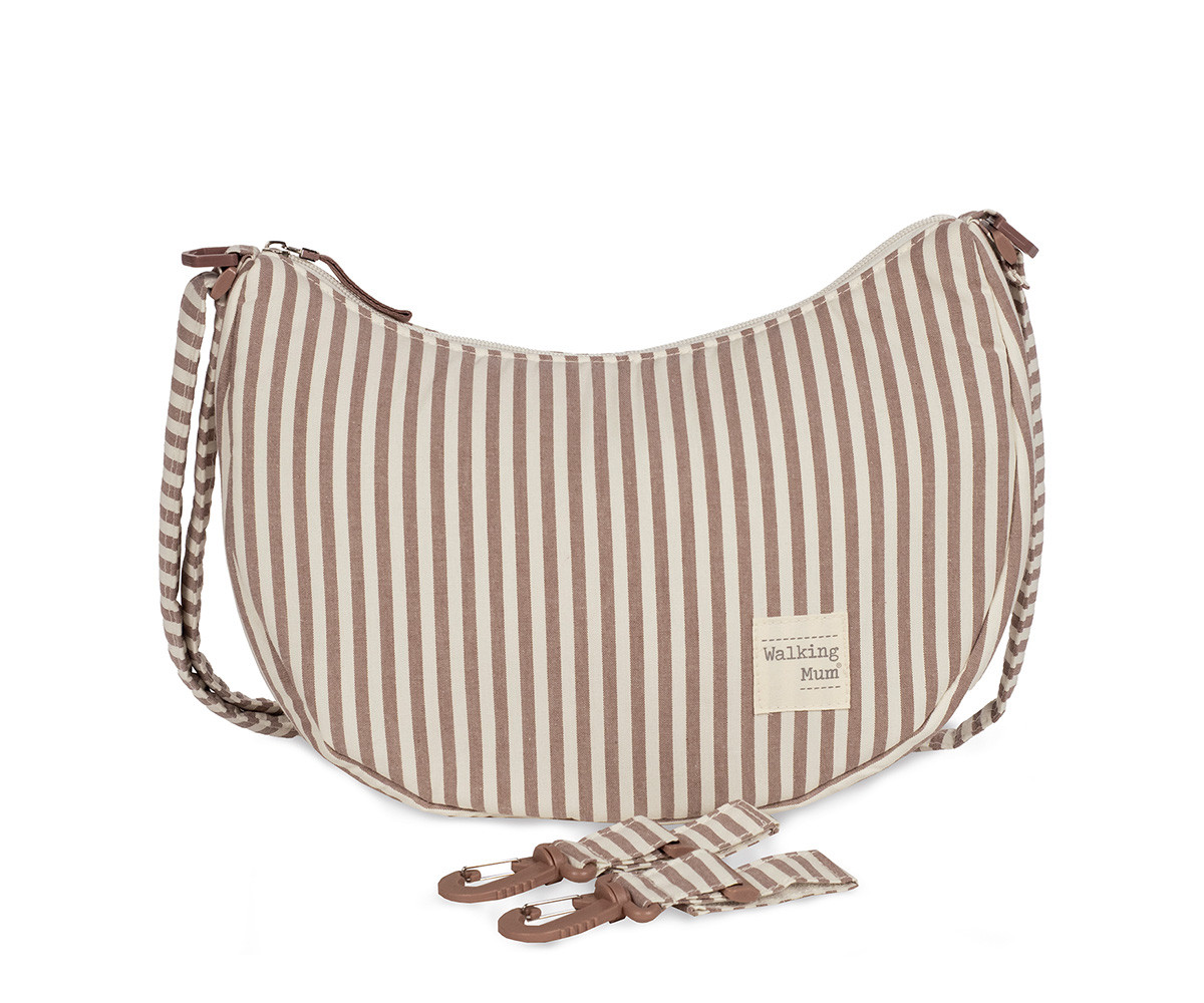 Sac Crossbody Gondola Praliné Rayures Moka