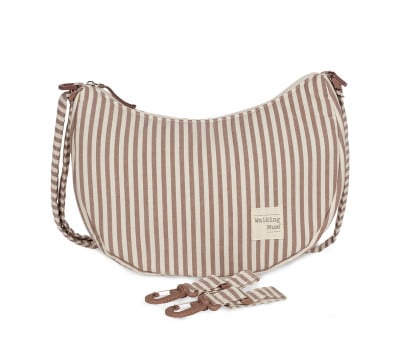 Sac Crossbody Gondola Praliné Rayures Moka