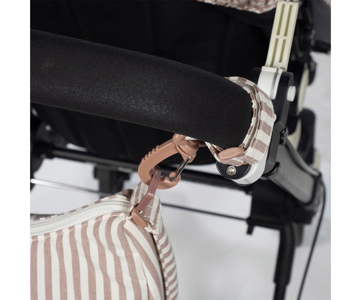 Sac Crossbody Gondola Praliné Rayures Moka